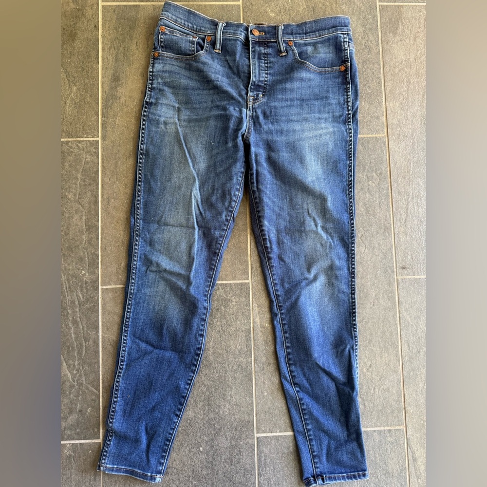 Madewell 10” high rise skinny size 31